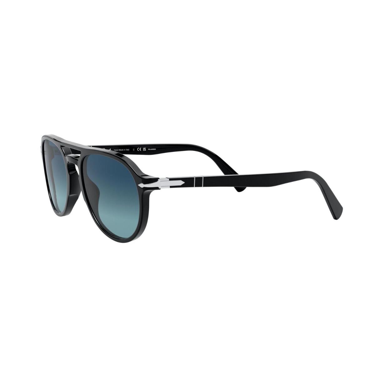 Persol Officina PO 3235S Black/blue Polarized 095/S3 Sunglasses