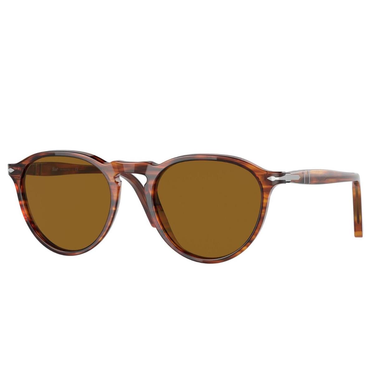 Persol PO 3286S Striped Red/brown 1157/33 Sunglasses