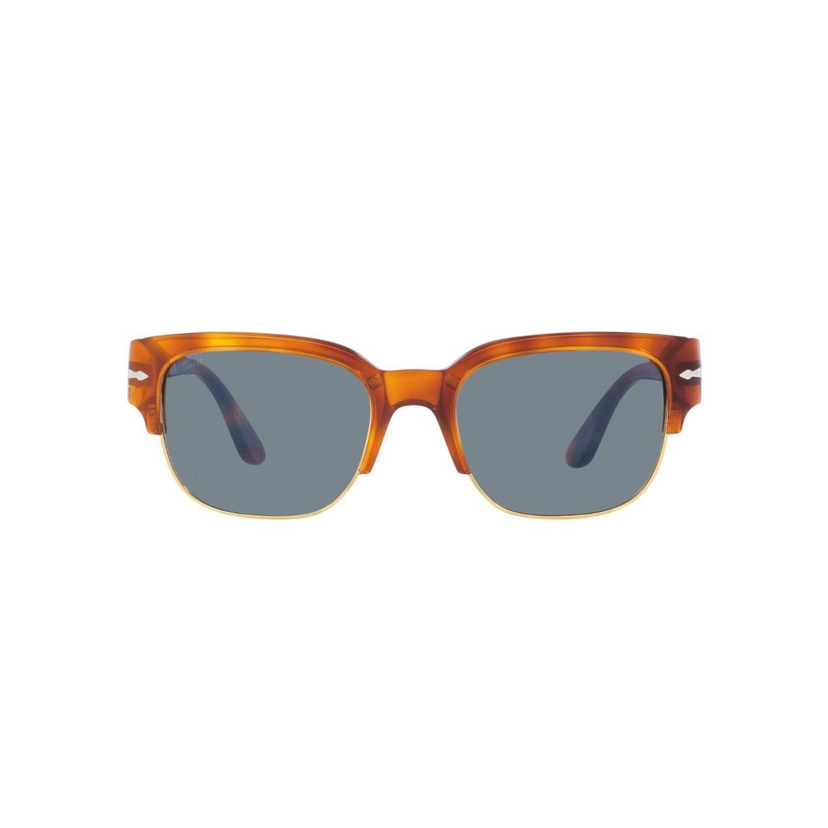 Persol Tom PO 3319S Terra Di Siena/blue 96/56 Sunglasses - Frame: Terra Di Siena, Lens: Blue