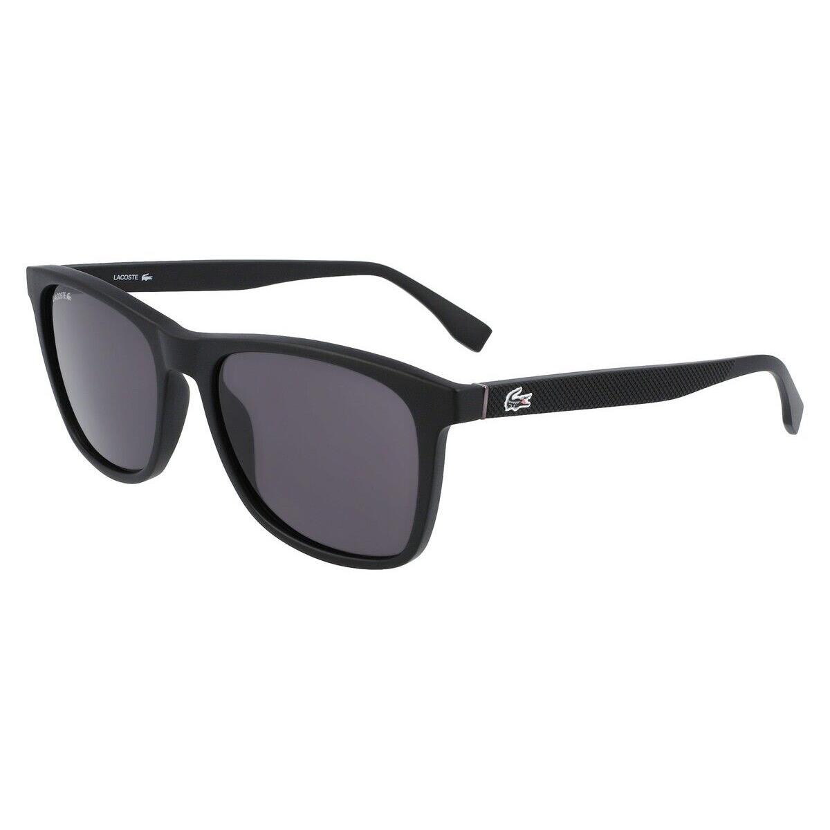 Lacoste L860S Sunglasses Men Matte Black Rectangle 56mm