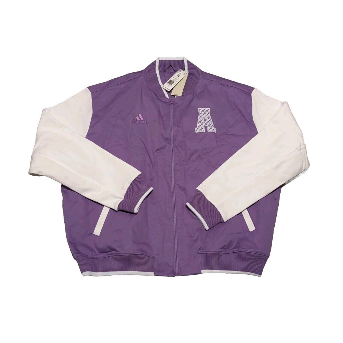 Adidas Varsity Violet Fusion All Szn Logomania Collegiate Jacket Size Xlarge