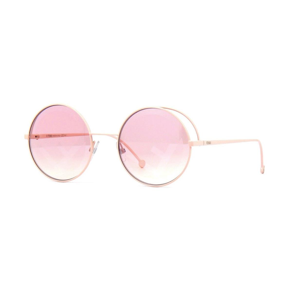 Fendi Fendirama FF 0343/S Pink/pink Gradient Silver Mirror 35J/01 Sunglasses