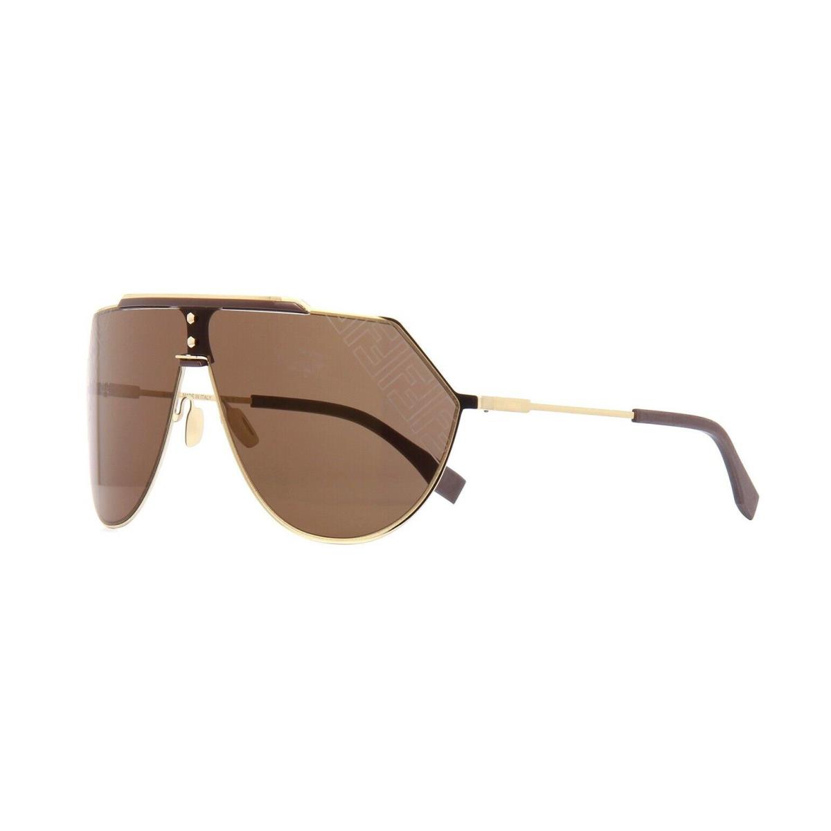 Fendi Eyeline 2.0 FF M0075/S Gold/brown Mirrored J5G/VP Sunglasses