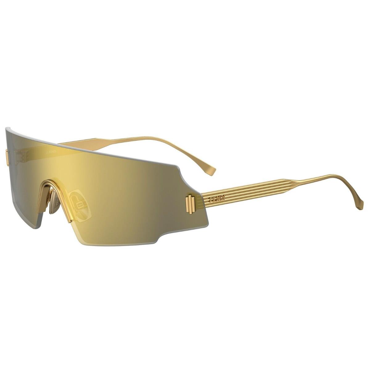 Fendi Forceful FF 0440/S Gold/gold Mirrored 001/K1 Sunglasses