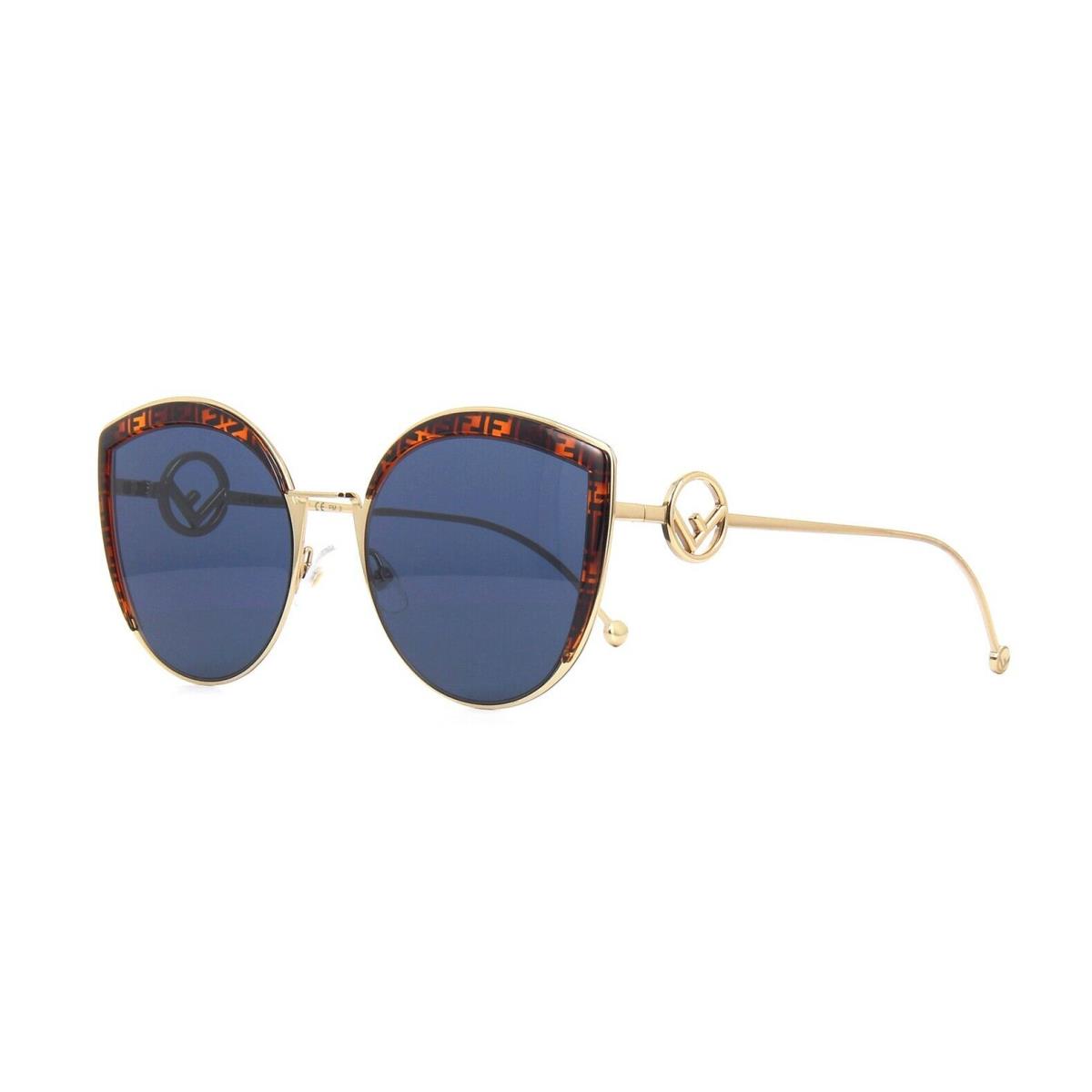 Fendi F IS Fendi FF 0290/S Gold Havana/blue J5G/KU Sunglasses