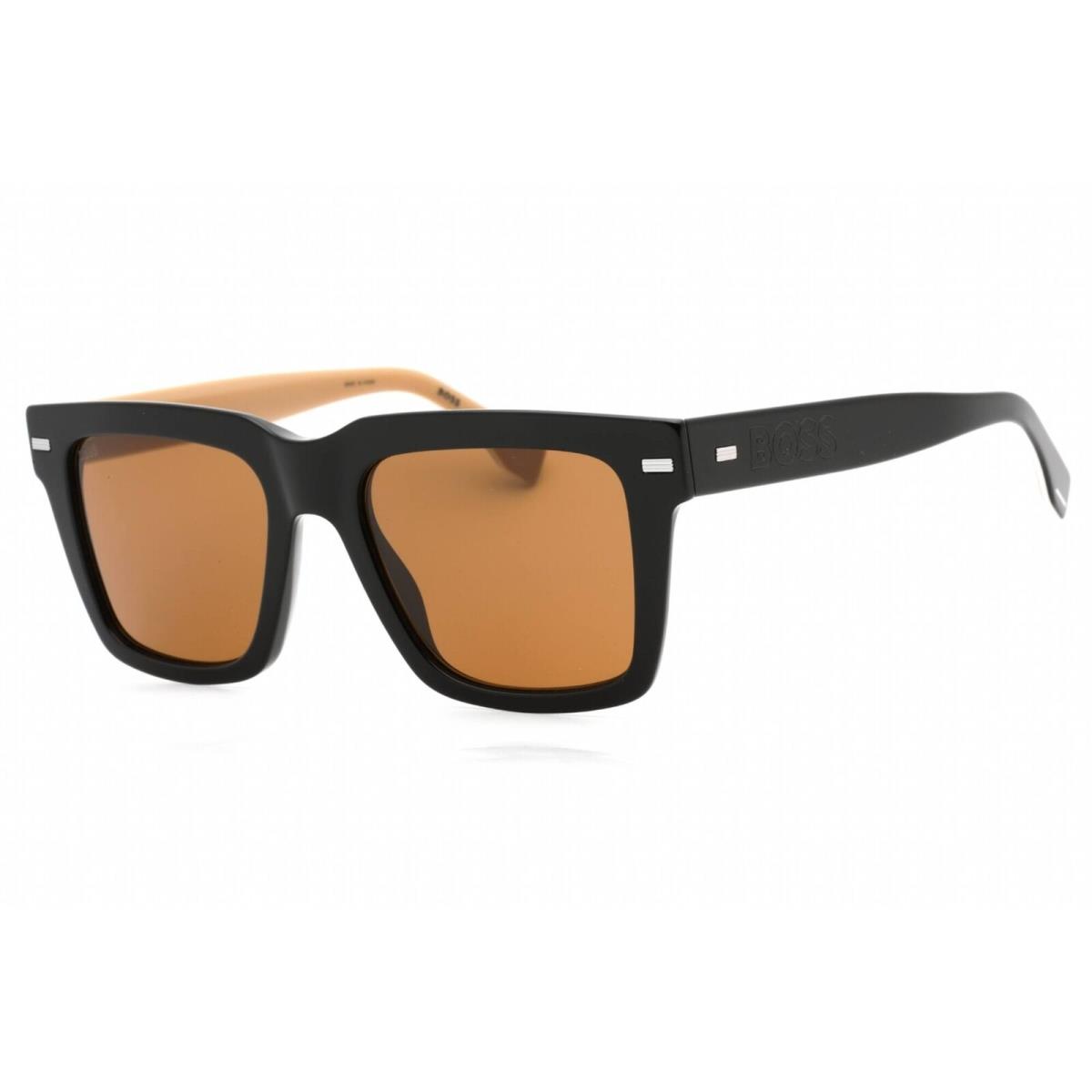 Hugo Boss Men`s Sunglasses Brown Lens Rectangular Frame Boss 1442/S 0SDK 70