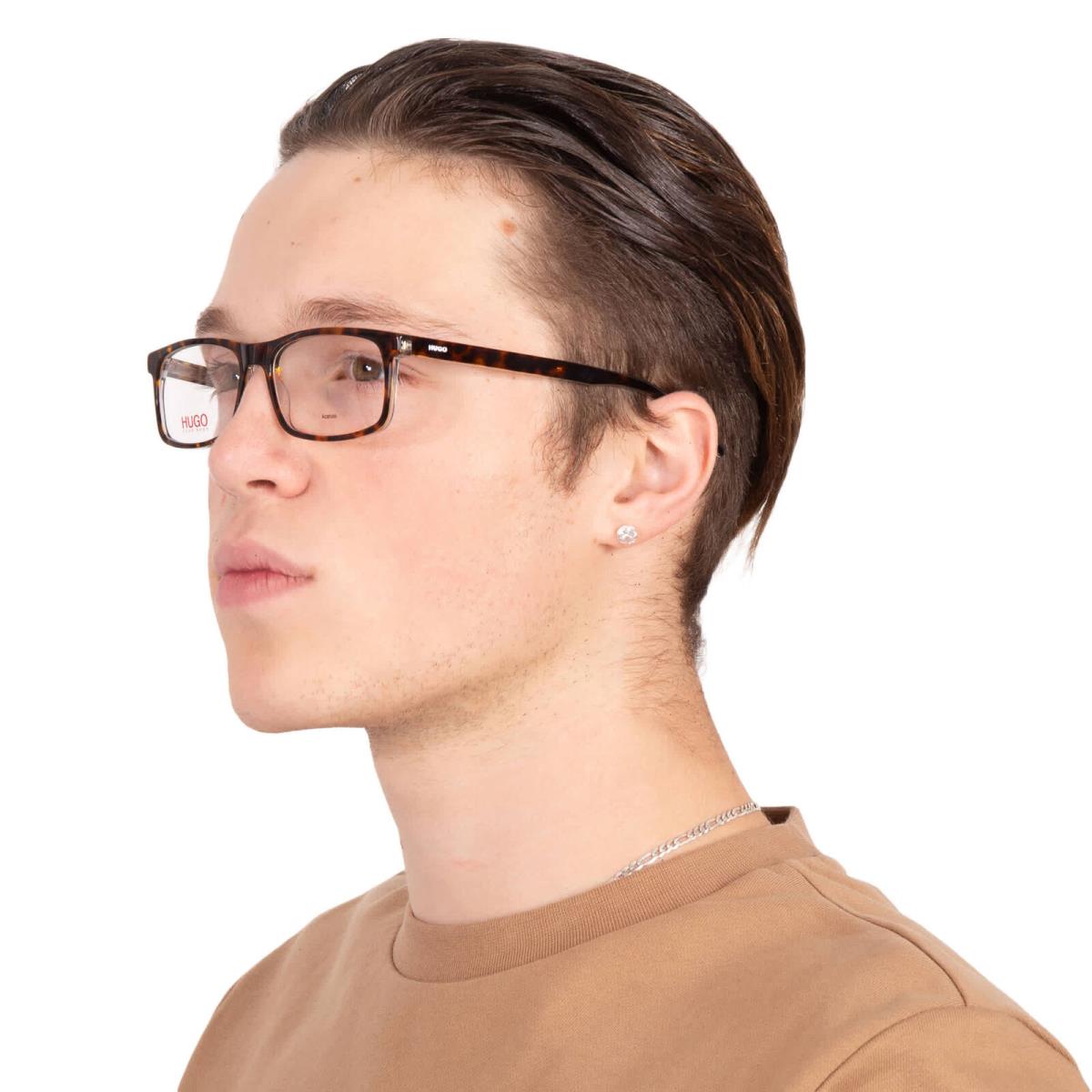 Hugo Boss Demo Rectangular Men`s Eyeglasses HG 1004 0KRZ 54 HG 1004 0KRZ 54