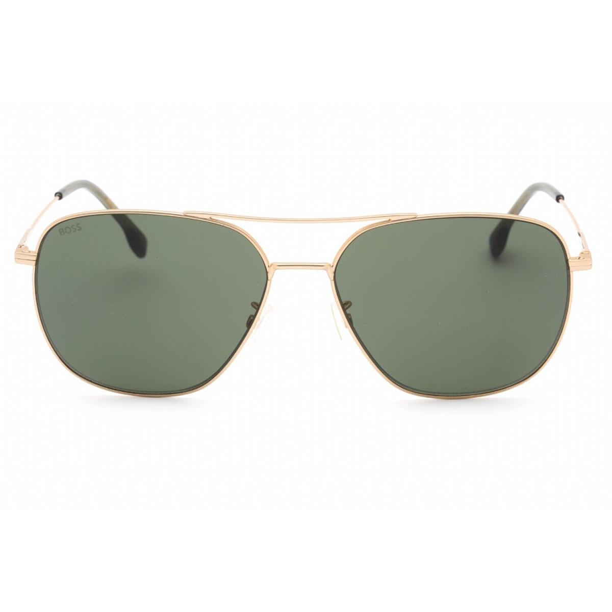 Hugo Boss HB1557OFS-AOZQT-62 Sunglasses Size 62mm 150mm 16mm Gold Men - Frame: gold, Lens: green