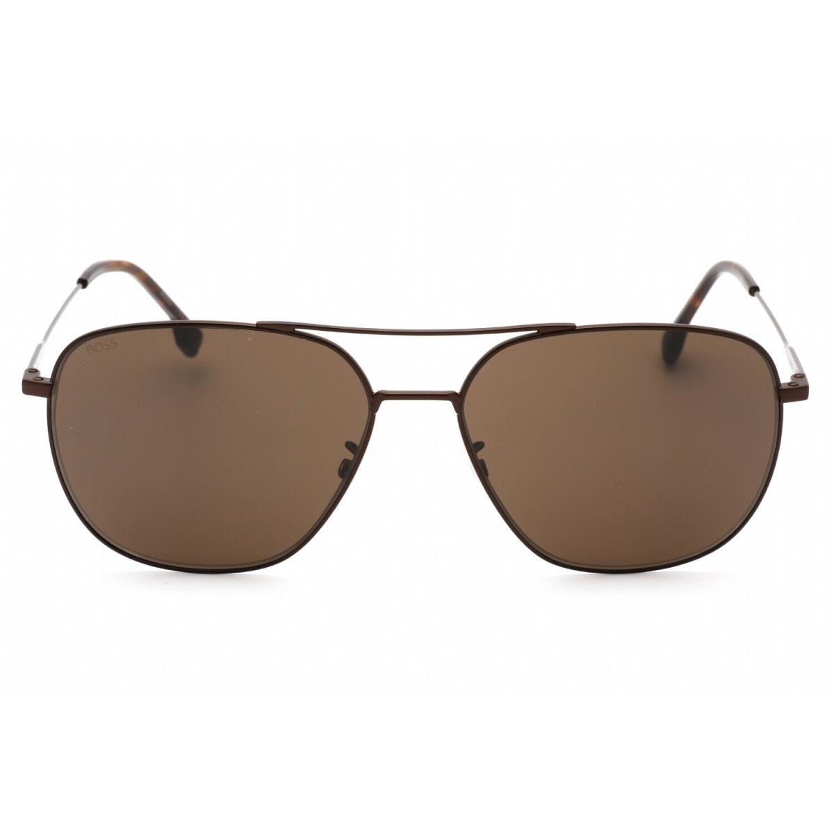 Hugo Boss HB1557OFS-1OT70-62 Sunglasses Size 62mm 150mm 16mm Brown Men - Frame: brown, Lens: brown