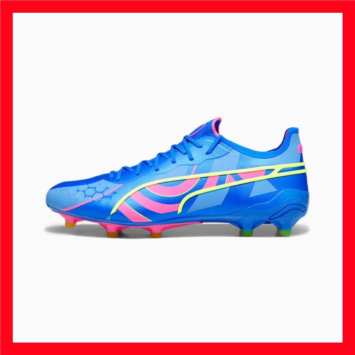 Puma King Ultimate Energy Firm Ground Soccer Cleats 107553-01 Mens Size 10.5