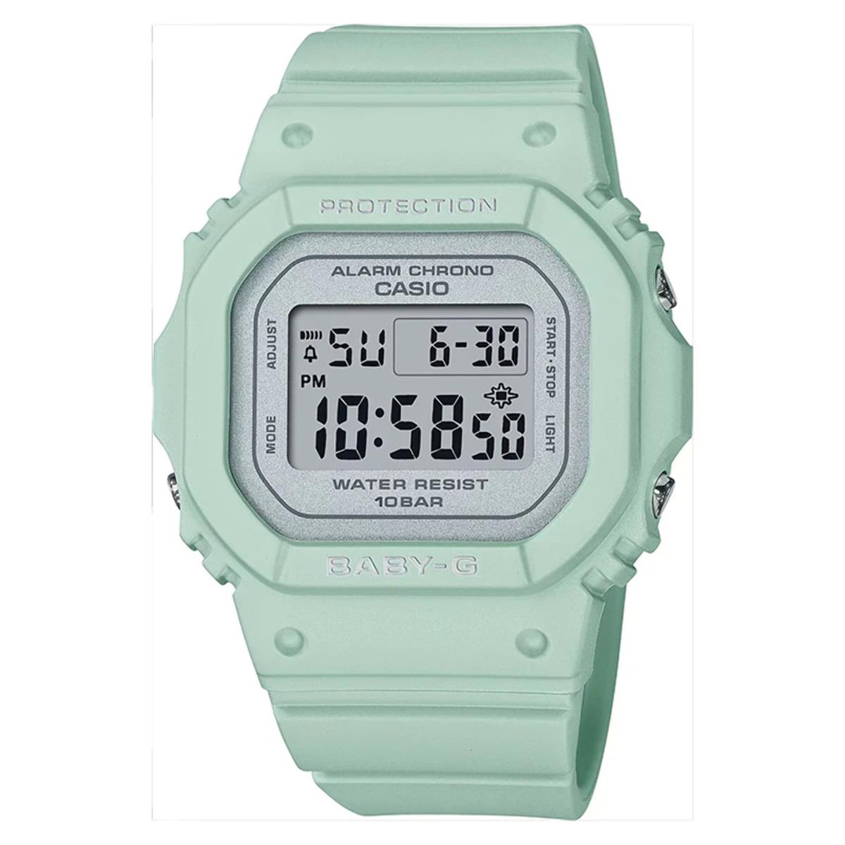 Casio BGD565SC-3 Baby-g Digital Pastel Green Resin Watch