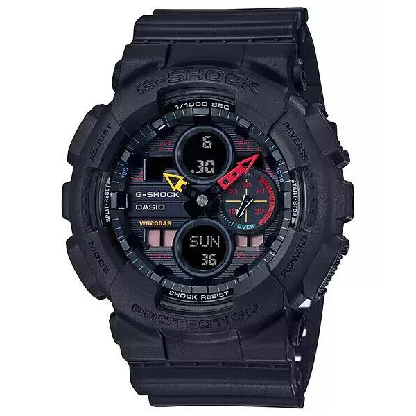 Casio G-shock GA-140 Series Analog-digital Black Resin Watch GA140BMC-1A