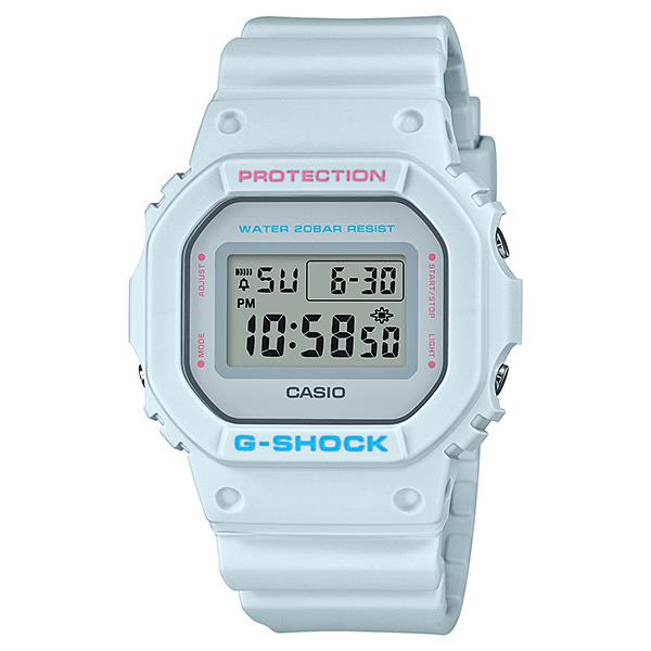 Casio G-shock 5600 Series Digital Matte White Resin Watch DW5600SC-8