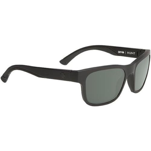 Spy Optic Men`s Montana Square Sunglasses Soft Hd+ Happy Lens 673407973417 3864 Matte Black