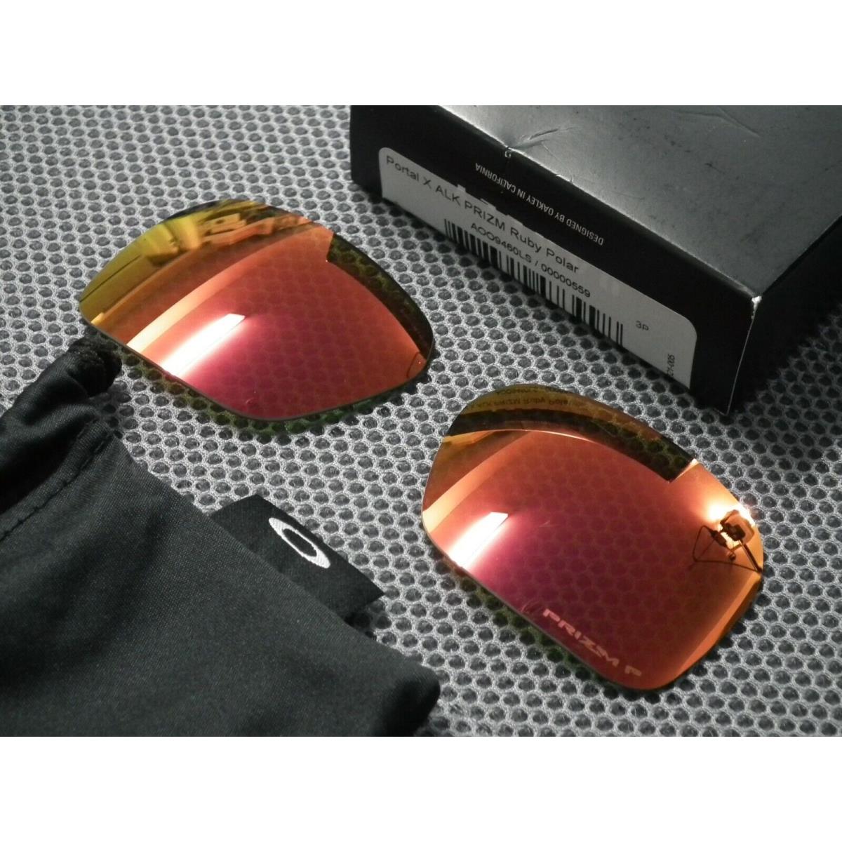 Oakley Portal X Polarized Prizm Ruby Replacement Lenses w/ Bag