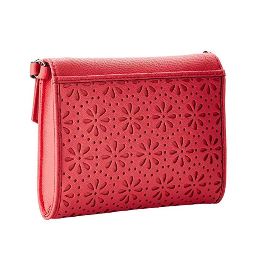 Kate Spade Perforated Leather Envelope Clutch Wallet Surpriseco/maraschino
