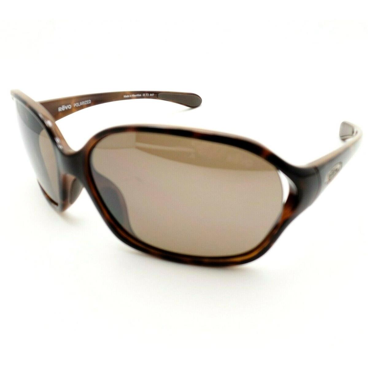 Revo Skylar Tortoise Terra Mirror Polarized 60 Sunglasses - Frame: Tortoise, Lens: Terra