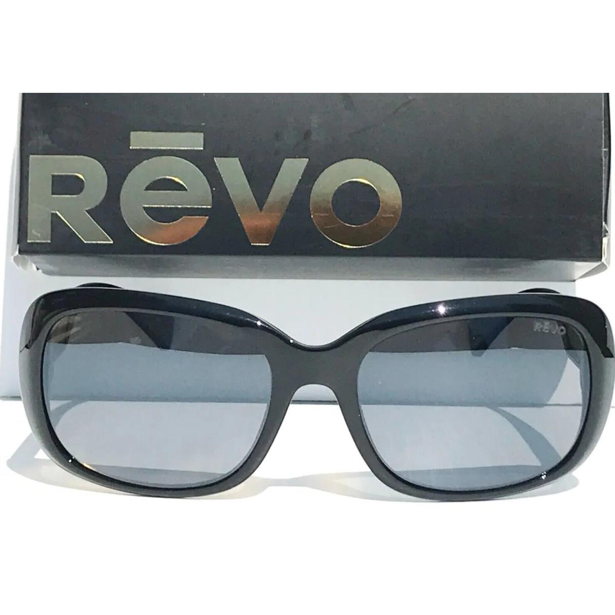 Revo Paxton Polished Black Polarized Grey Lens Sunglass RE 1039 01 GY
