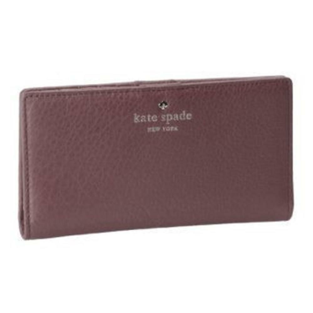 Kate Spade Women`s Wallet New York Cobble Hill Stacy Dark Stormy PWRU2182-224