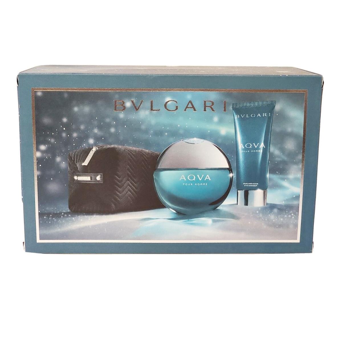 Bvlgari Aqva Pour Homme 3PC Gift Set For Men