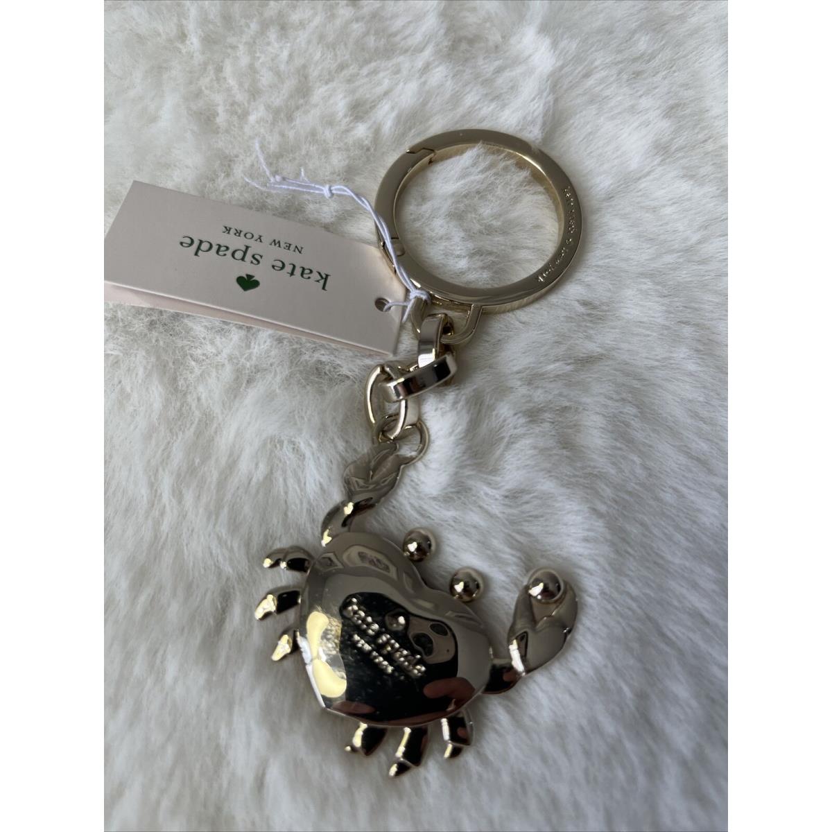 Kate Spade Pinch Me Pearl Crab Keychain Bag Charm