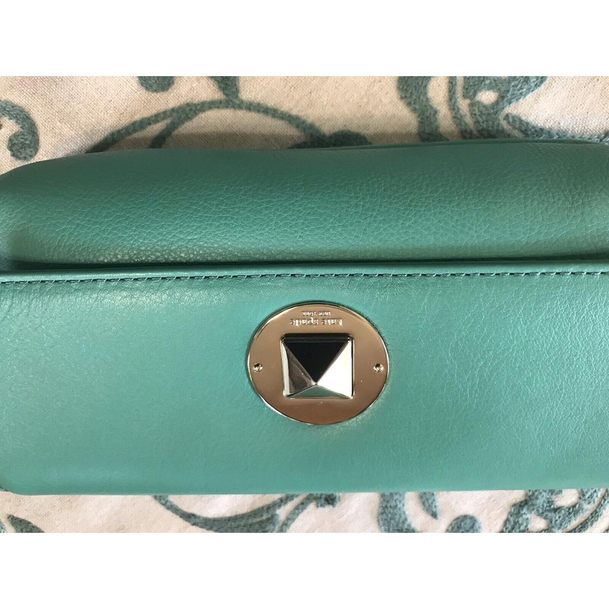 Kate Spade Verna Green Leather Evan Chrystie Street Clutch Wlru 1868 Wallet