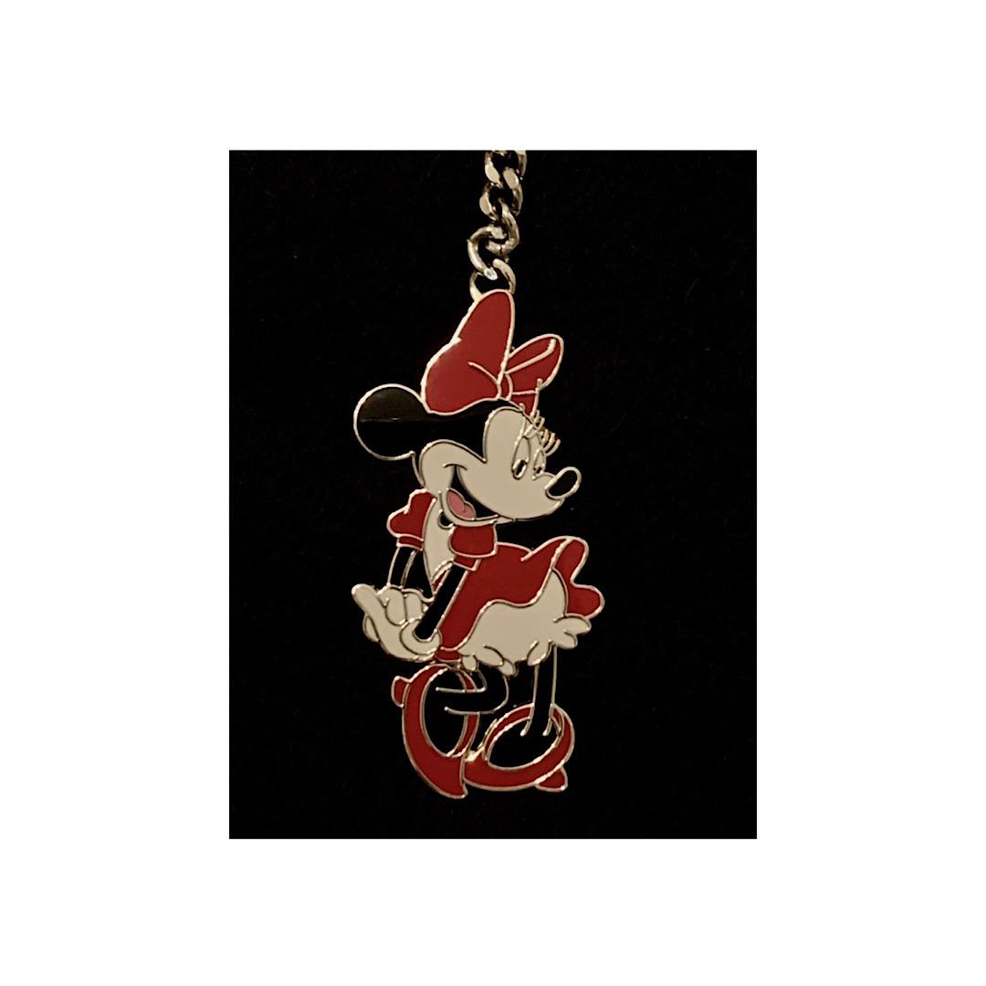 New Kate Spade X Minnie Mouse Keychain Fob Disney Bag Charm