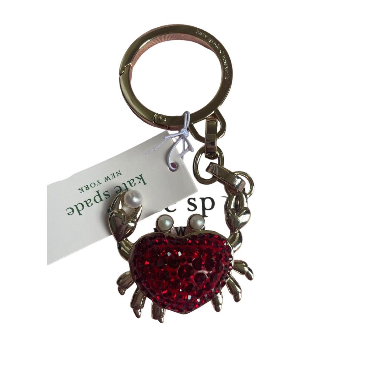 Kate Spade Pinch Me Pearl Crab Keychain Bag Charm