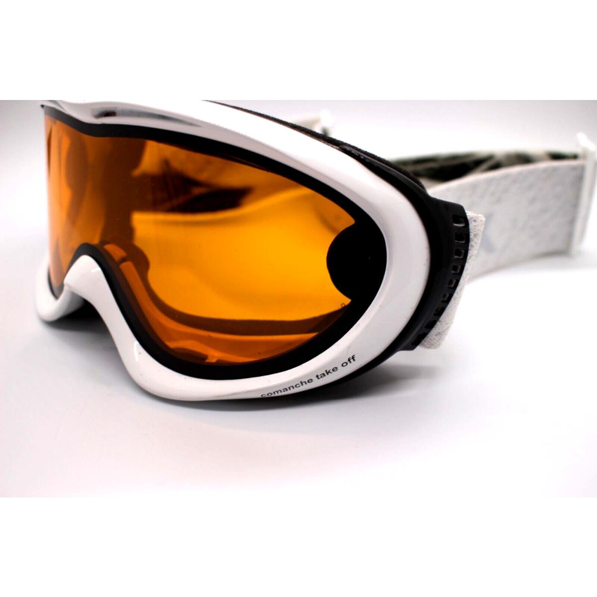 Uvex Comanche Take Off Goggles White Ski Snowboard Magnetic Second Lens