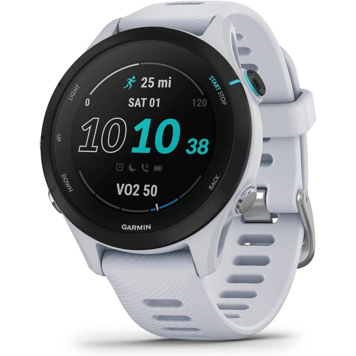 Garmin Forerunner 255S Music Smaller Gps Running Smartwatch Various Colors - White