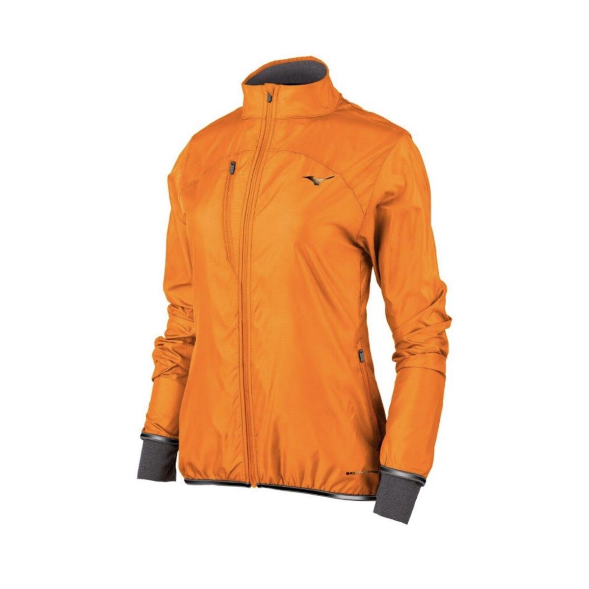 Mizuno Women s Size: XL Breath Thermo Fz Jacket - Flame Orange