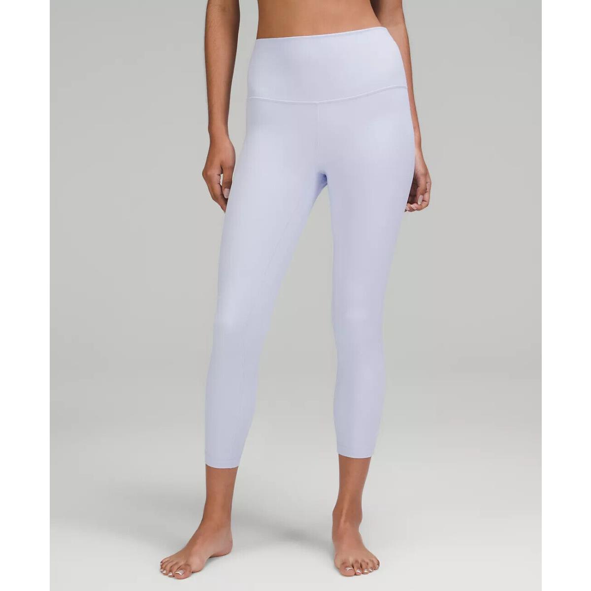 Lululemon Align High Rise Legging Crop 23 Retail Pastel Blue (Lined)