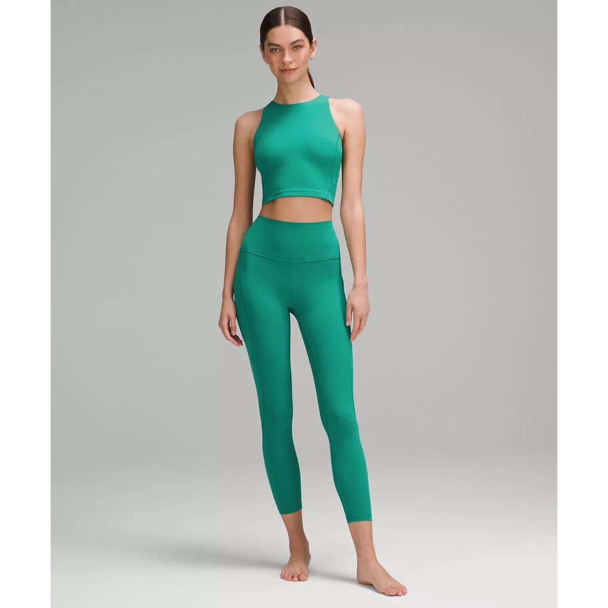 Lululemon Align High-rise Pant with Pockets 25 Cascadia Green Size 14. LW5DCES