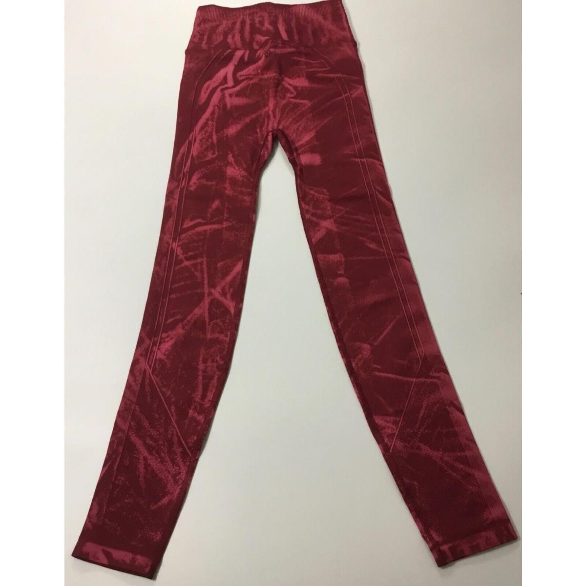 Lululemon Women 28 Ebb to Street Tight Wash LW5CGPS SWC1 Pink Dye Size 2