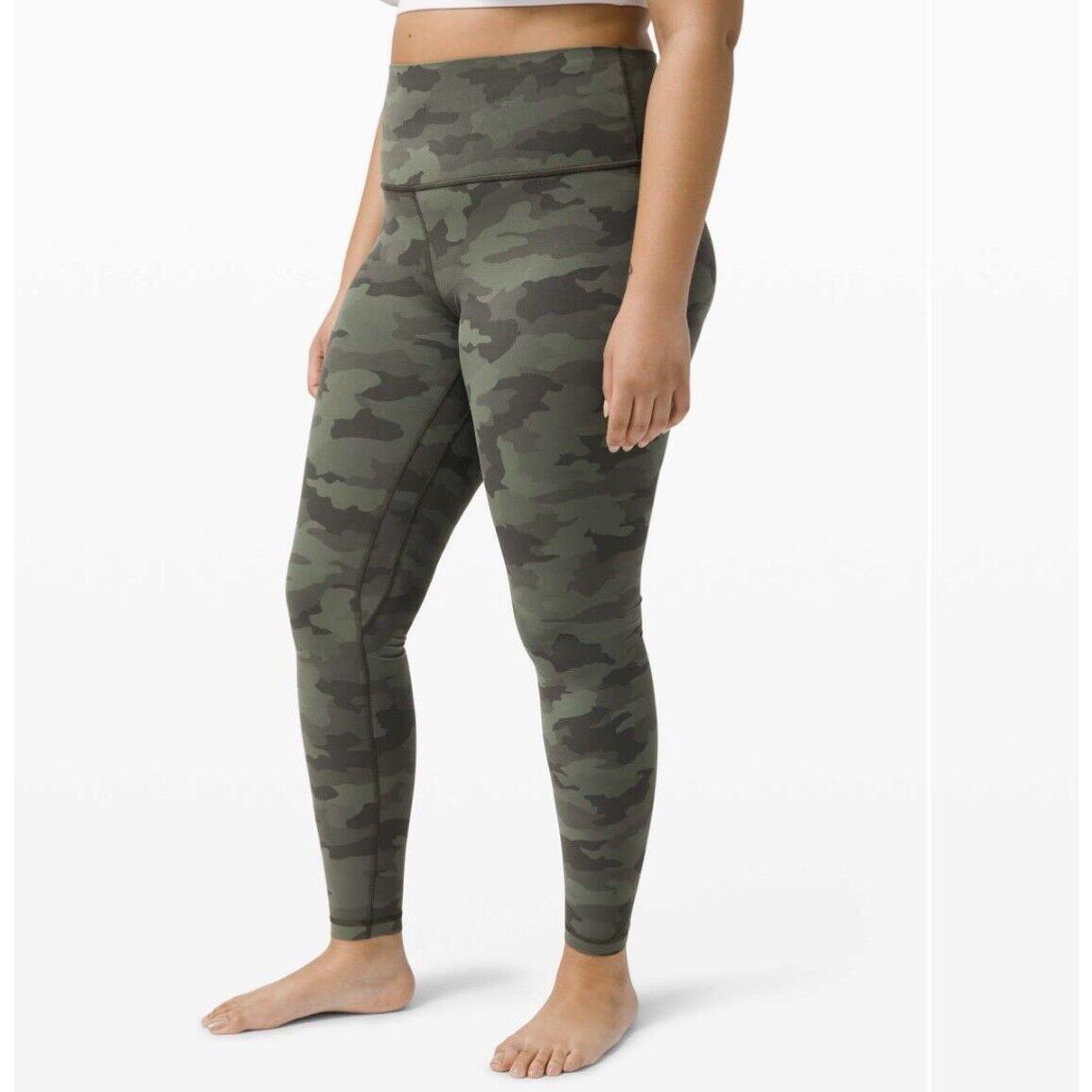 Lululemon Align Pant 28 Heritage 365 Camo Green Twill Multi Nwt/size 2