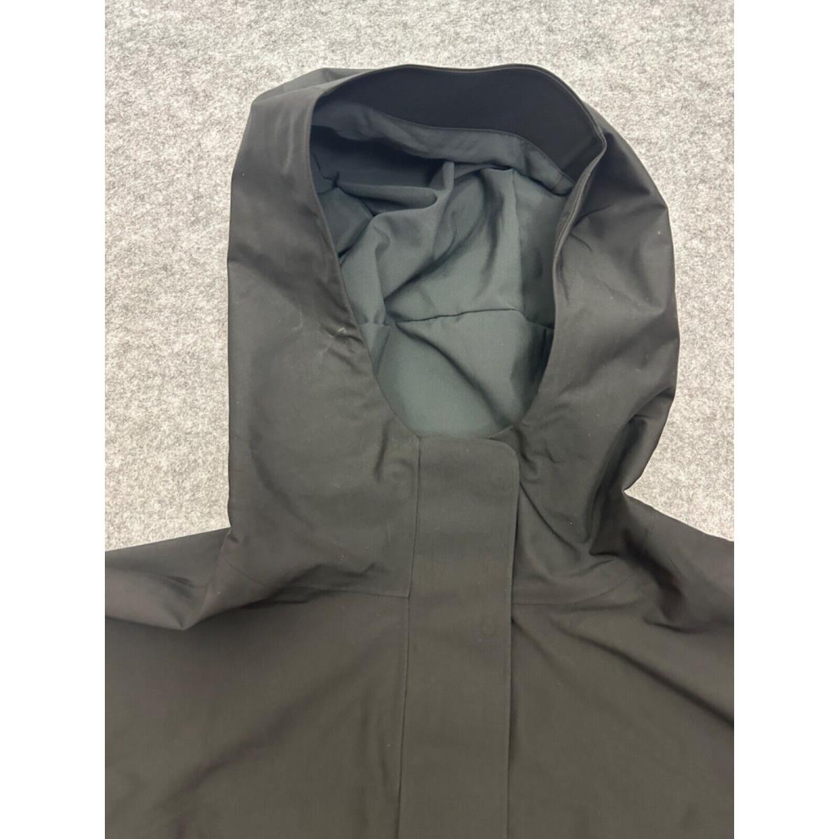 Lululemon Mid-length Waterproof Rain Coat Jacket Blk Black Size Medium