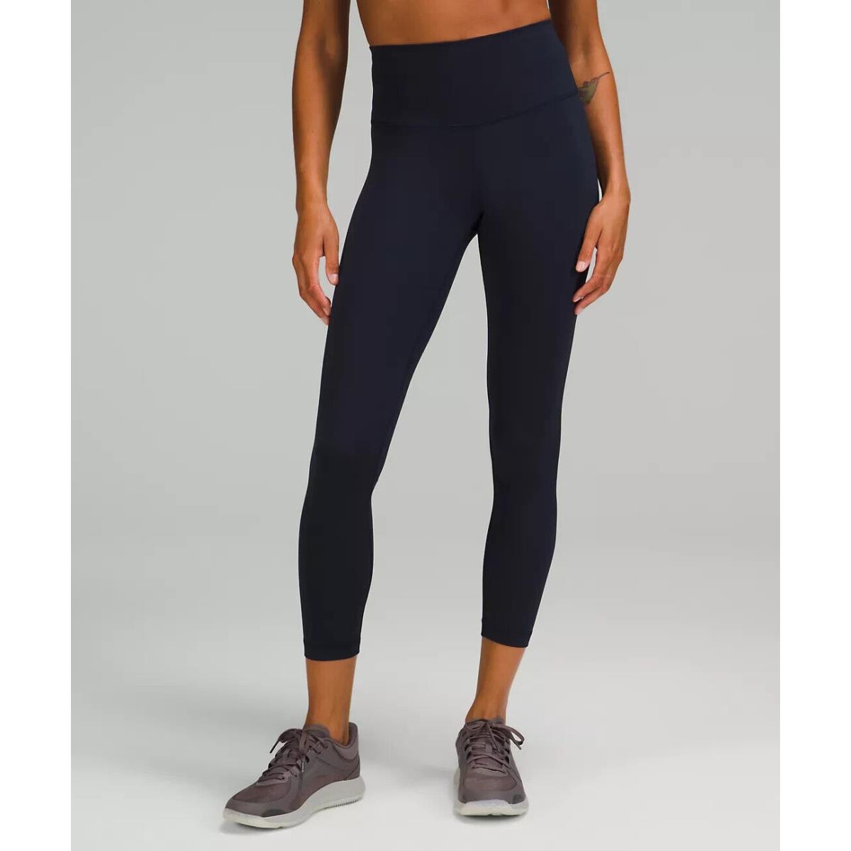 Lululemon Wunder Train High-rise Tight 25 Color True Navy Size 8. LW5CQDS