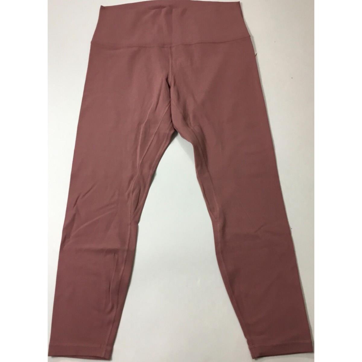 Lululemon Women`s Align 7/8 Pant LW5BEJS Snhr Pink Size 12