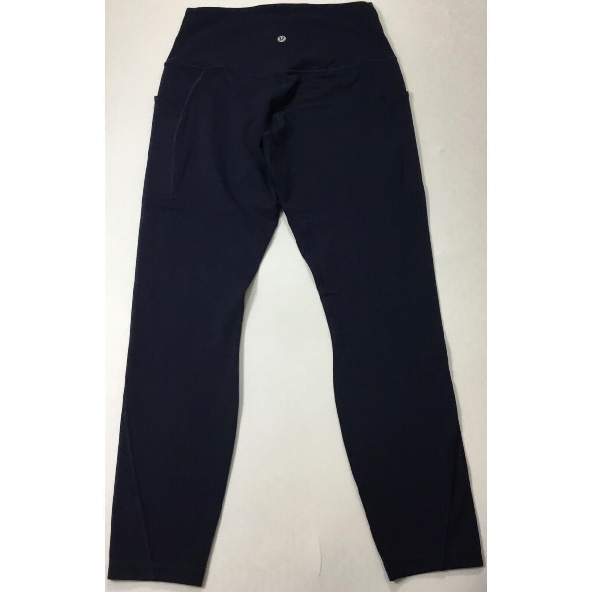Lululemon Women`s Align Pant 25 Pockets Nulu LW5DCES Trnv Navy Blue Size 12
