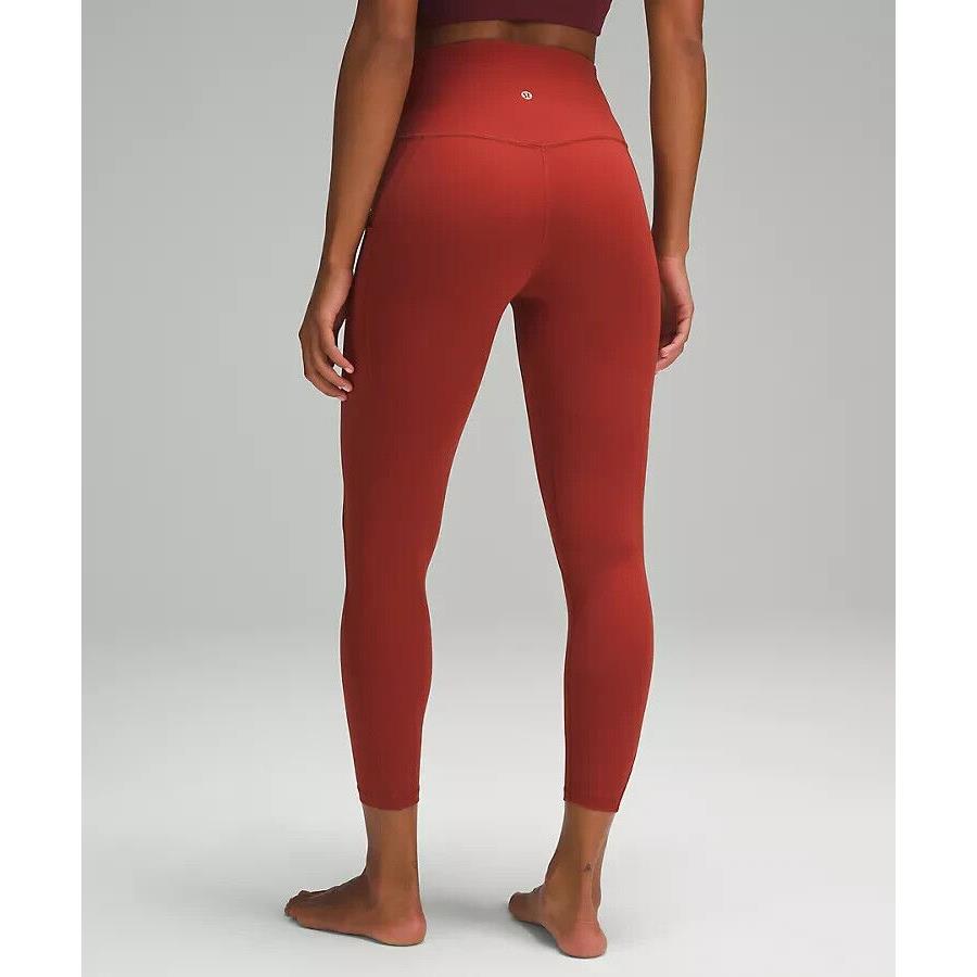 Lululemon Align Pant HR 25 with Pockets Terra Orange Size 0