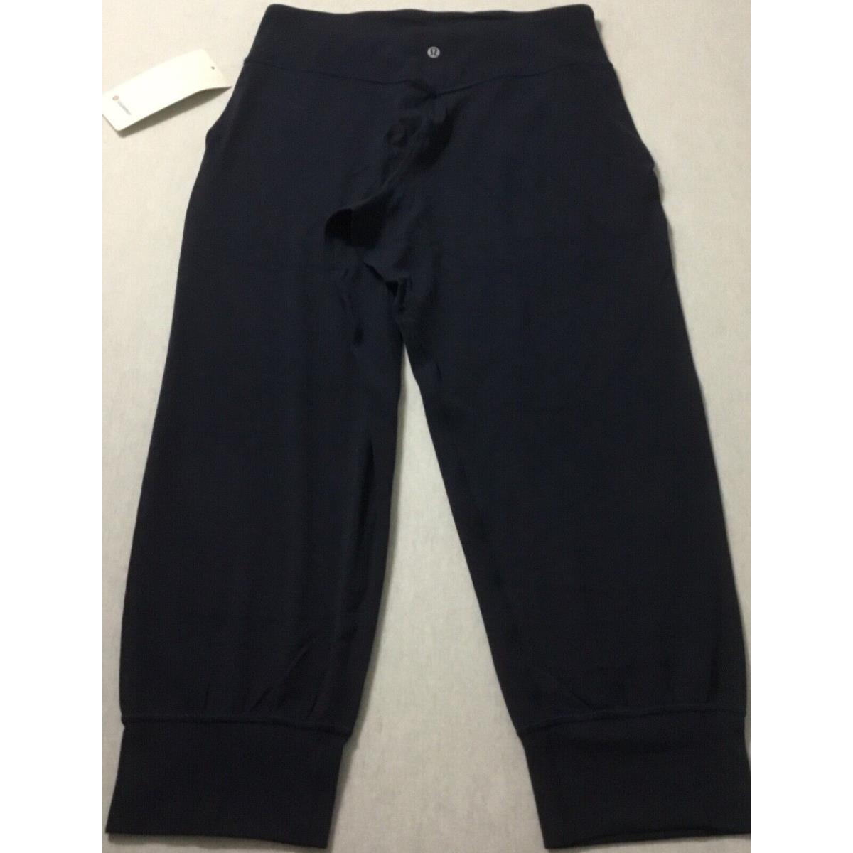 Lululemon Women`s Align Jogger Crop LW6ATAS Trnv True Navy Size 2