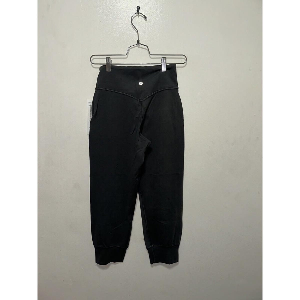 Lululemon Align Jogger Crop Sweatpants Womens Size 4 Ggre Pockets Lightweight