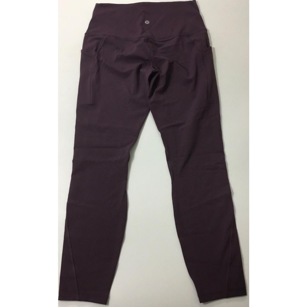 Lululemon Women`s Align Pant 25 Pockets Nulu LW5DCES Purple Size 8