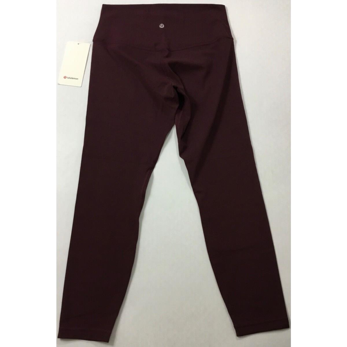 Lululemon Women`s Align Pant 25 LW5CTAS Cssi Maroon Purple Size 10