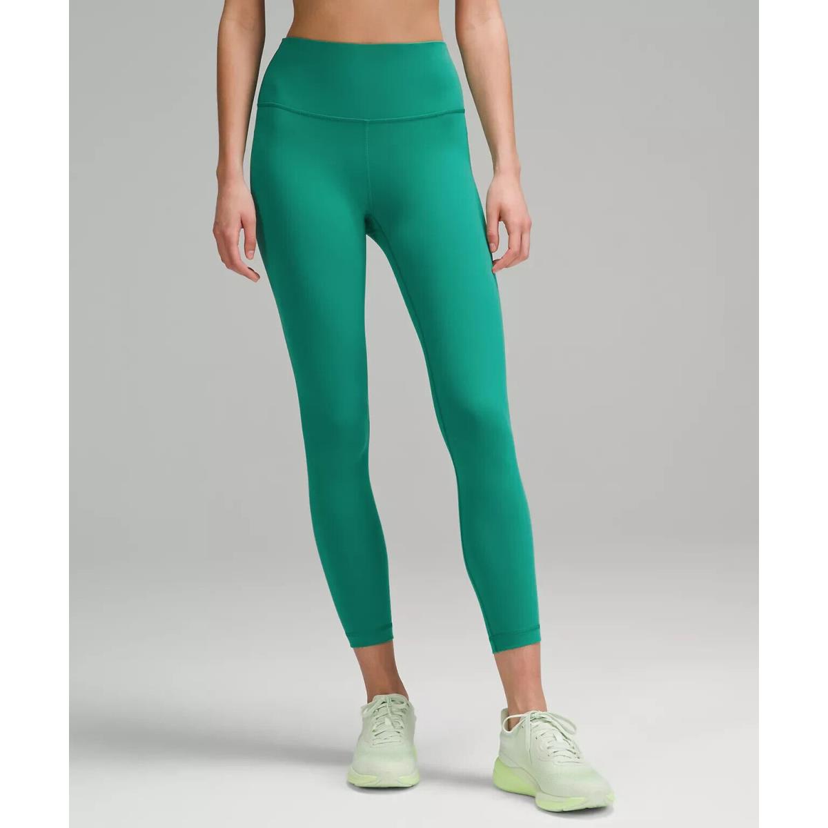 Lululemon Wunder Train High-rise Tight 25 Cascadia Green. Size 4. LW5CQDS