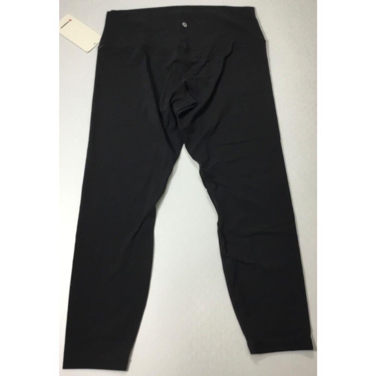 Lululemon Women`s Align Pant 25 Nulu LW5CT3S Black Size 14