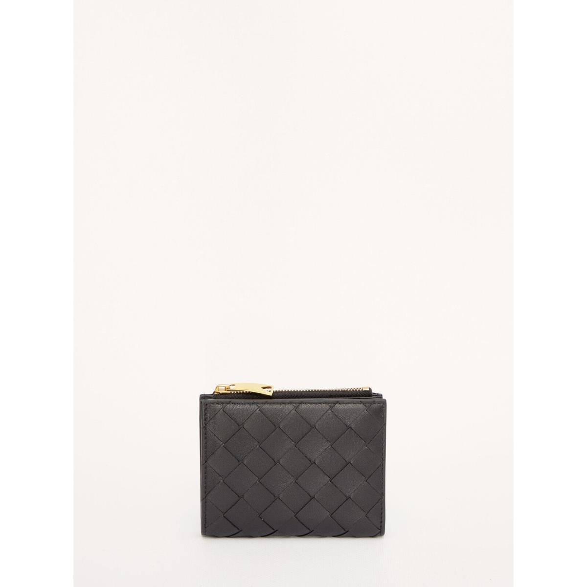 Bottega Veneta Black Leather Wallet