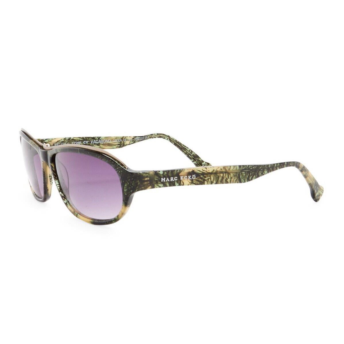 Marc Ecko Mens Green Olive Tortoise Vagabond Oval Sunglasses