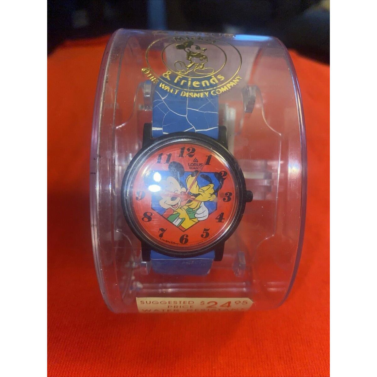Vintage 80 s Lorus Walt Disney Mickey Minnie Mouse Watch Character Wristwatch