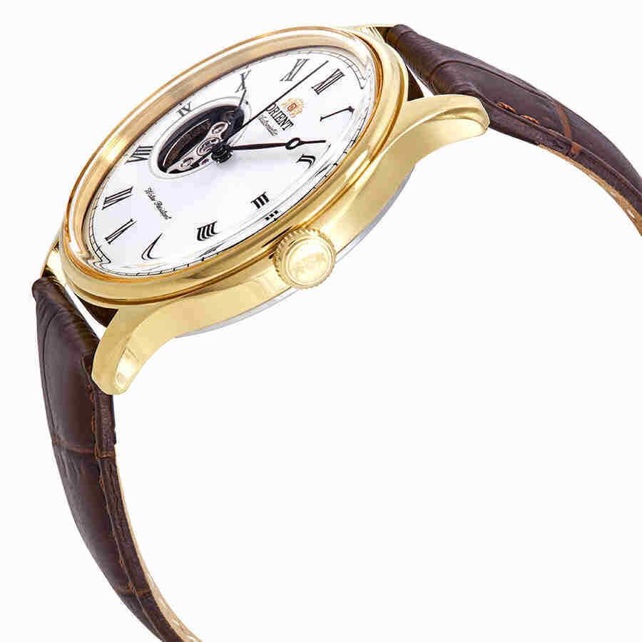 Orient Open Heart Automatic White Dial Men`s Watch FAG00002W0